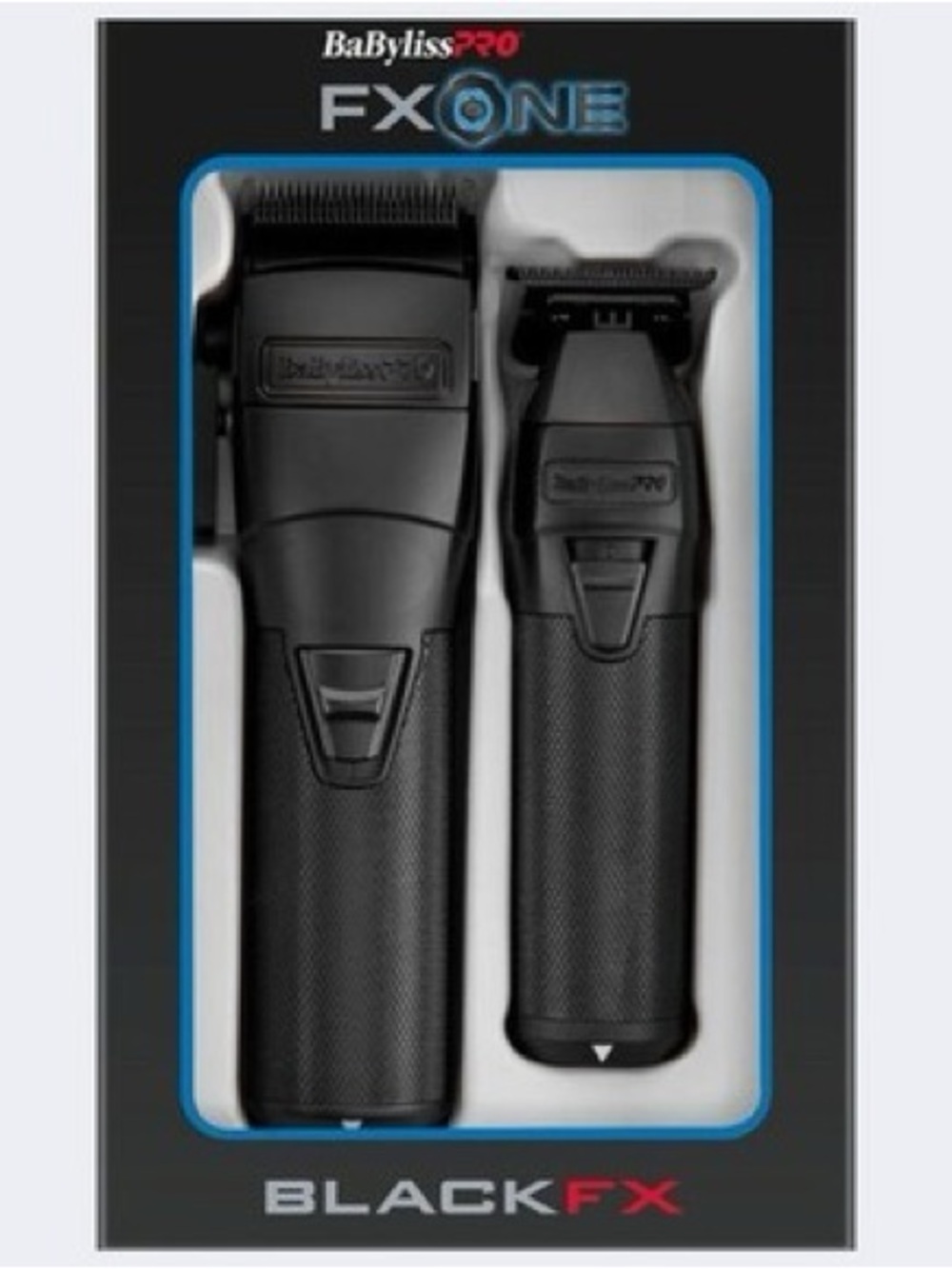 BaBylissPRO FXONE Black Cordless Hair Clipper Set - Matte Black